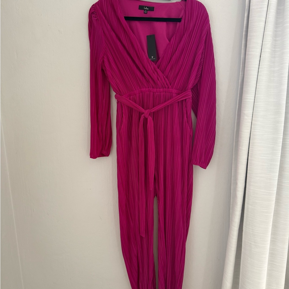Lulu's Vibrant Fuchsia Jumpsuit